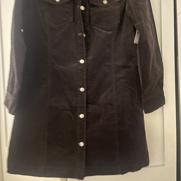 Brown Gap corduroy button down dress NWT Medium - Picture 6 of 6